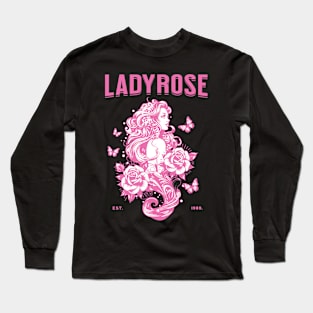 LadyRose Rose Gardening Long Sleeve T-Shirt